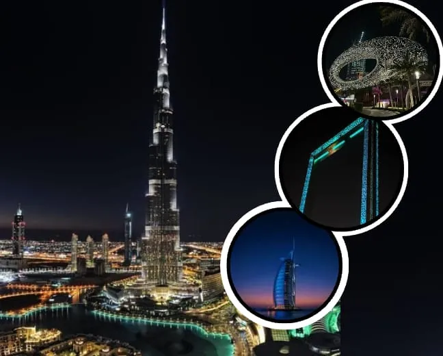 Burj Al Arab Night View Photo Stop